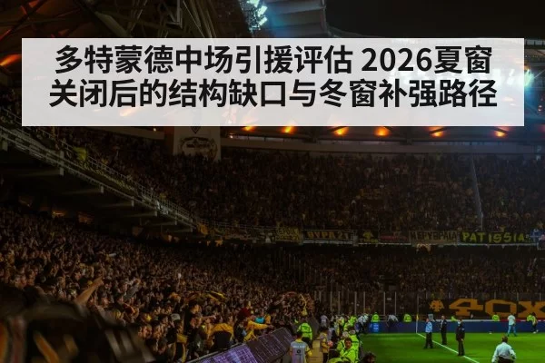 多特蒙德中场引援评估 2026夏窗关闭后的结构缺口与冬窗补强路径